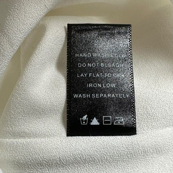 NBD Dress Womens Small Ivory Lexi Midi Sleeveless Plunge V-Neck Sexy Party Club - Picture 9 of 9